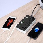 Wholesale Power Strip 6 USB Port and 3-Outlet Wall Charger Station Surge Protector 10A 2500W with 6.2ft Cord